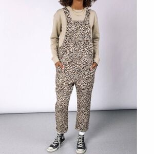 💞 WILDFANG Ultimate Leopard Relaxed Fit Overalls